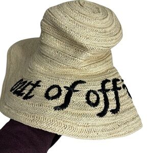 Nordstrom one size straw hat OUT OF OFFICE